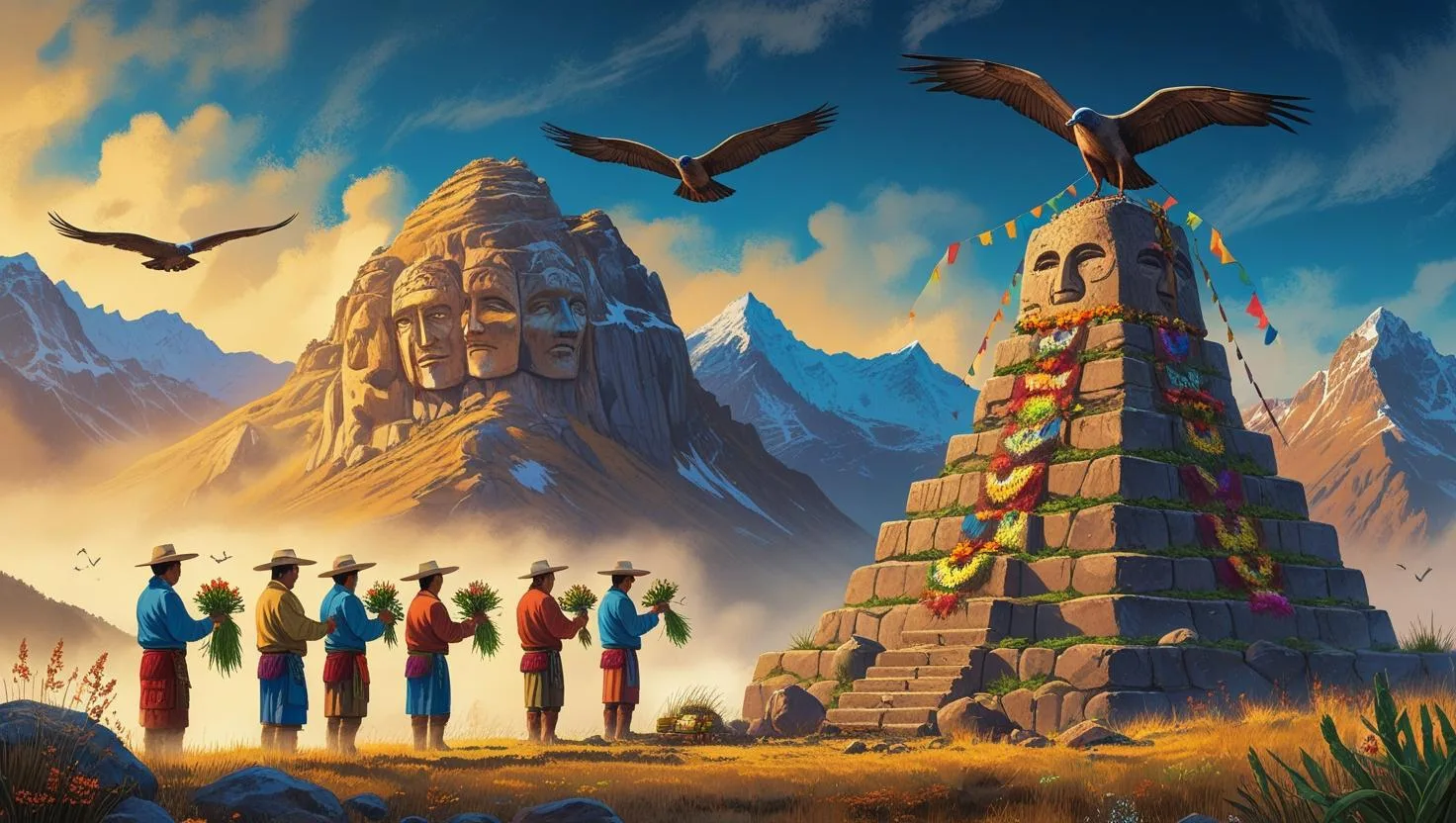 🏔️La leyenda de los Apus: Espíritus guardianes de las montañas andinas 🏔️La leyenda de los Apus: Espíritus guardianes de las montañas andinas
