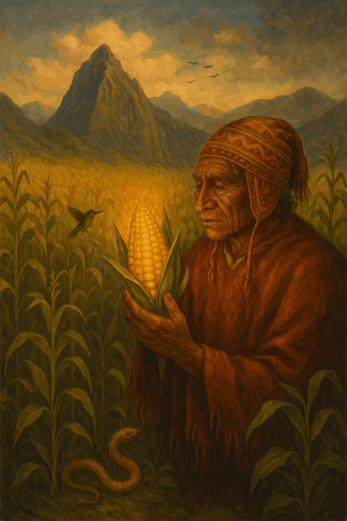 La Leyenda del Maizal: El regalo dorado de los dioses al pueblo andino La Leyenda del Maizal: El regalo dorado de los dioses al pueblo andino