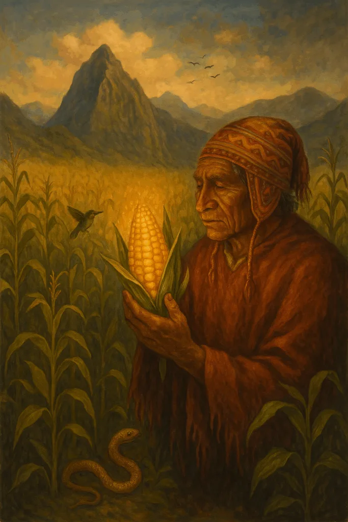 La Leyenda del Maizal: El regalo dorado de los dioses al pueblo andino
