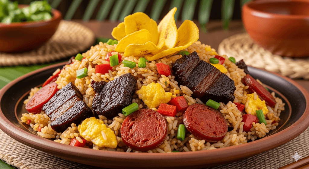 Chaufa Amazónico: Receta Tradicional, Historia y Beneficios del Plato Típico de la Selva Peruana Chaufa Amazónico: Receta Tradicional, Historia y Beneficios del Plato Típico de la Selva Peruana
