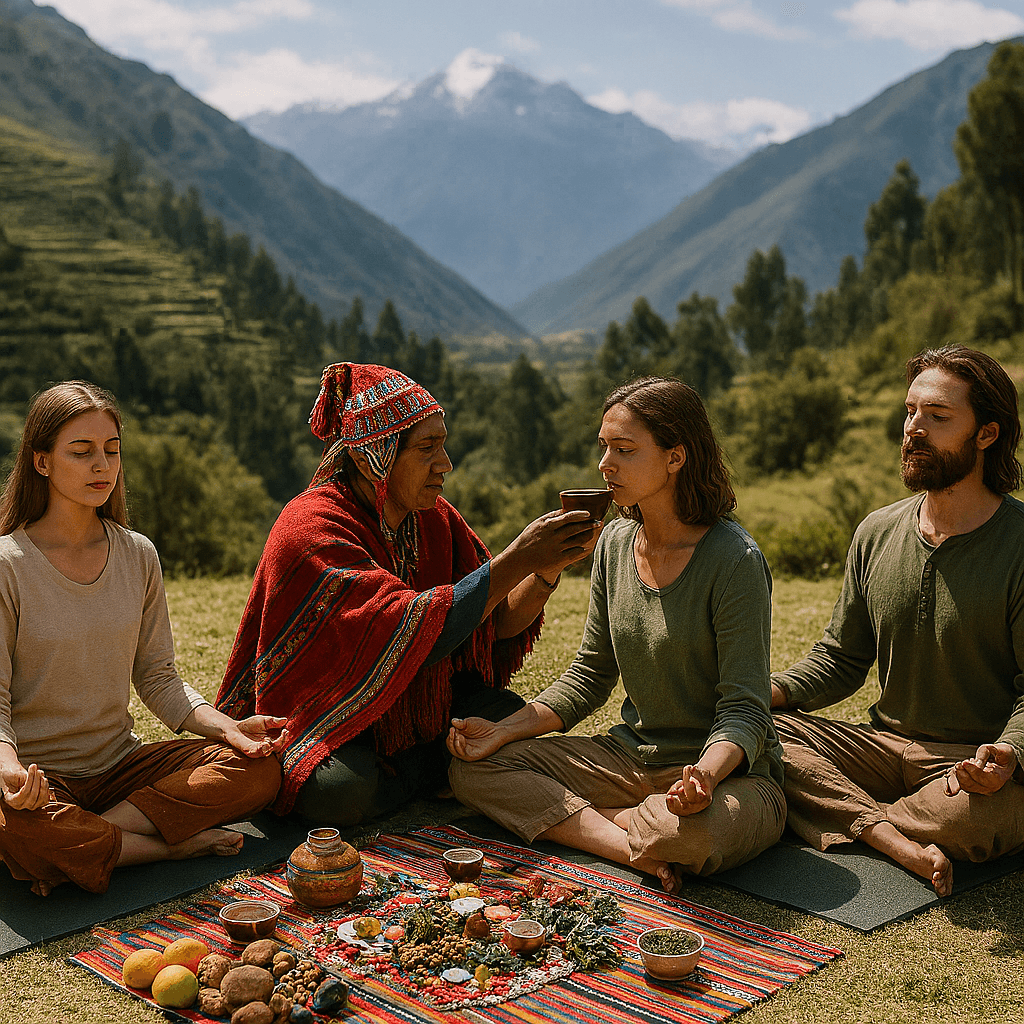 Experiencias andinas transformadoras en Peru Retiros rituales y conexion espiritual con la Pachamama