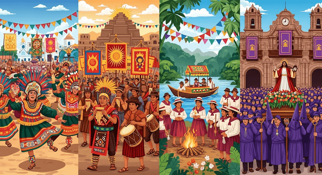 Línea de Tiempo de Tradiciones y Costumbres del Perú