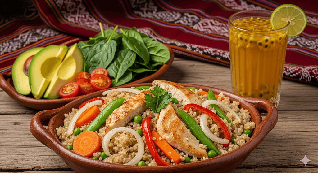 Quinua con Pollo: nutrición ancestral con sabor moderno Quinua con Pollo: nutrición ancestral con sabor moderno