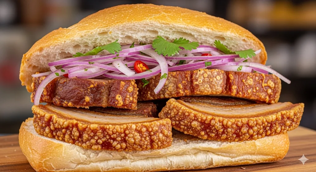 pan con chicharon