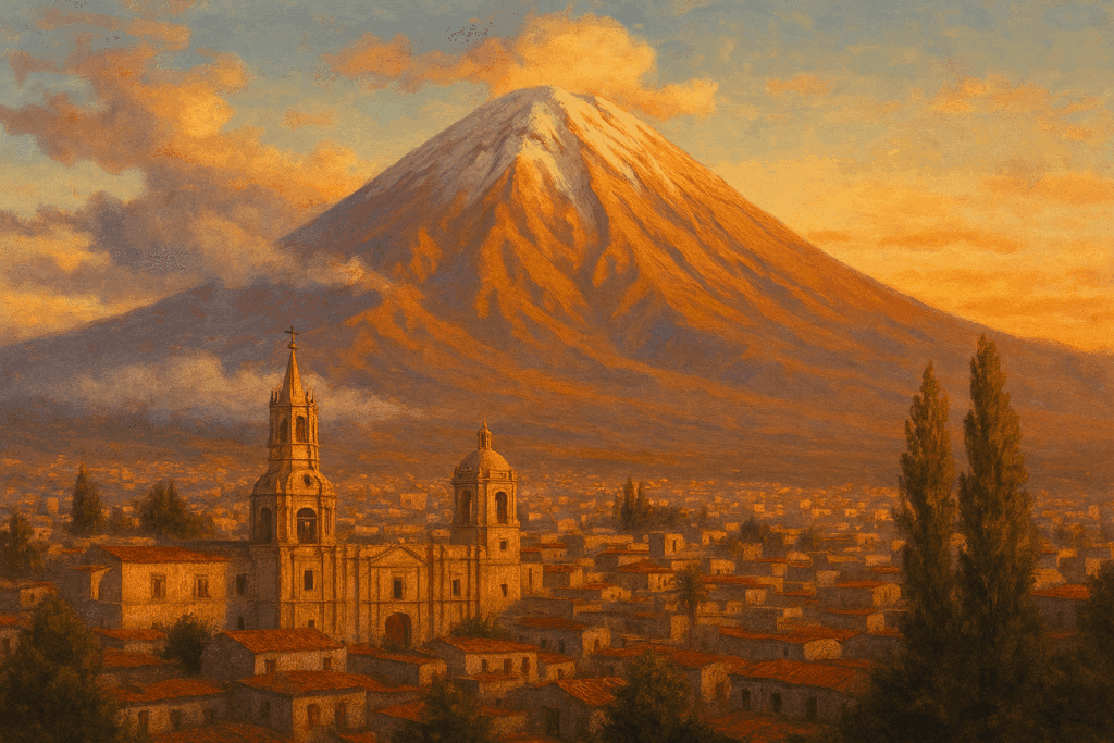 🌋Leyenda del Volcan Misti El guardian ancestral de Arequipa