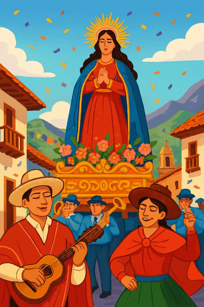 Virgen de la Asunción: Fe, fiesta y tradición viva en los Andes Virgen de la Asunción: Fe, fiesta y tradición viva en los Andes