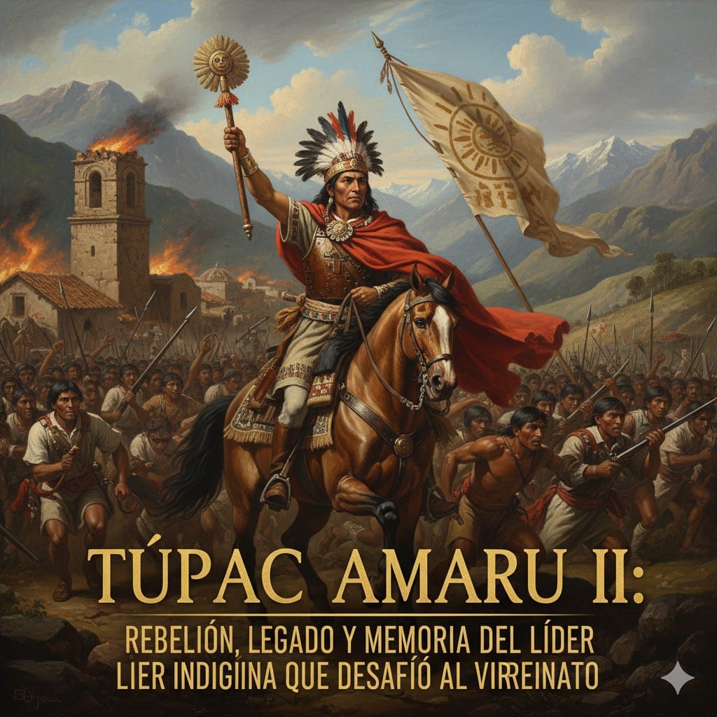 Túpac Amaru II: Rebelión, legado y memoria del líder indígena que desafió al Virreinato Túpac Amaru II: Rebelión, legado y memoria del líder indígena que desafió al Virreinato